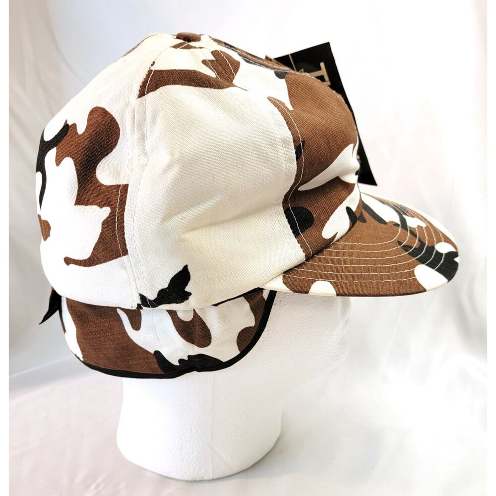 NWT Large Military Baseball Hat Chocolate Camo GORE-TEX Ear Flaps Thinsulate